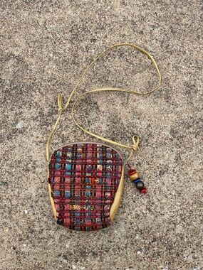 Sharif Leather Patchwork Purse